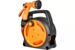Furtun cu derulator si pistol stropit cu 8 functii, conectica 1 2 si 3 4, 3 straturi, 10m, max 6 bar
