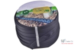 Furtun de gradina, irigare prin picurare, material textil, lungime 50 m, conectica 1 2