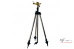Aspersor metalic rotativ pentru gradina cu trepied 55-93 cm cu sistem prindere 3 4
