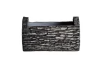 Ghiveci decorativ orizontal, model scoarta de copac, SGTT,34x21cm
