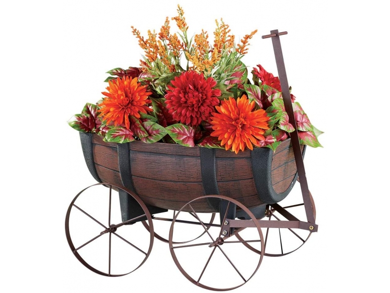 Ghiveci flori tip caruta pentru terase sau gradina 41.5x29x19 cm