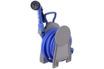 Furtun de stropit 1 2 cu derulator si pistol stropit, lungime 10m