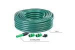 Set furtun cu accesorii pentru gradina, 3 straturi, conectica 1 2, lungime 20 m, presiune max 12 bar, rezistent UV