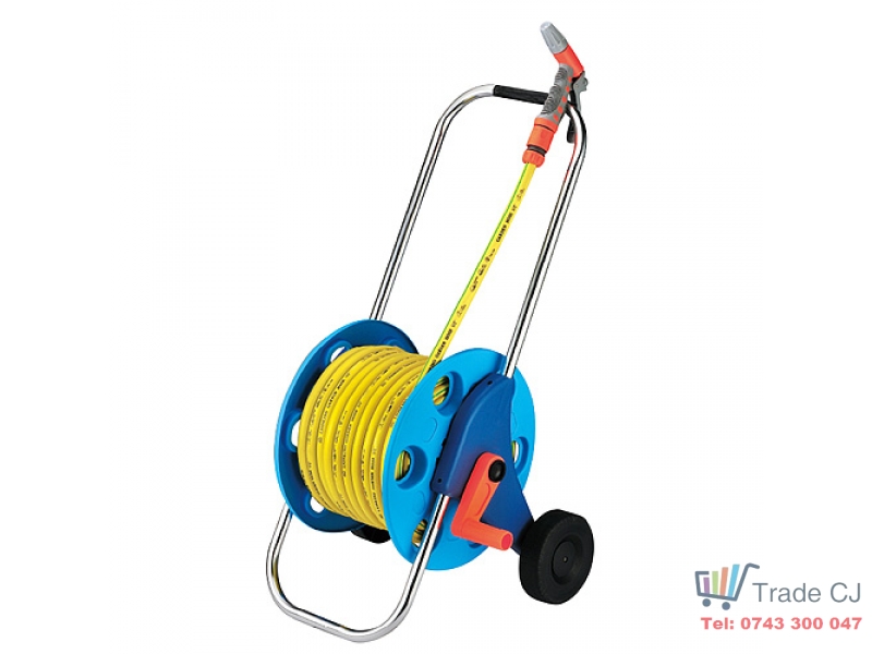 Furtun cu derulator si pistol,30m,3 straturi,1 2