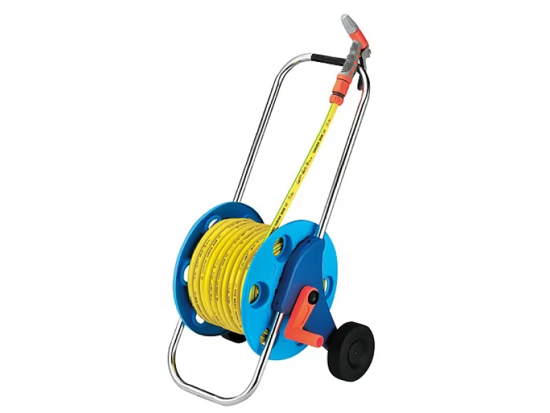 Furtun cu derulator si pistol,30m,3 straturi,1 2
