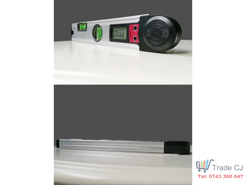 Nivela electronica din aluminiu pentru masurat unghiuri, 300mm, 0-225 grade