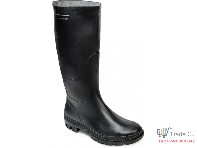 Cizme de protectie din cauciuc, negre, marimea 42