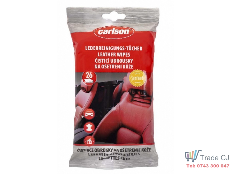 Servetele auto umede pentru tapiterie piele, set 26 bucati