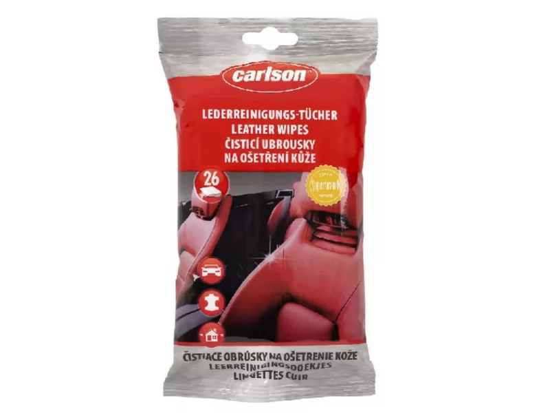 Servetele auto umede pentru tapiterie piele, set 26 bucati