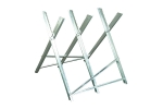 Capra metalica pliabila, material zincat, pentru taiat lemne, 80x80x79 cm, max 150 kg