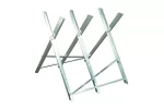 Capra metalica pliabila, material zincat, pentru taiat lemne, 80x80x79 cm, max 150 kg