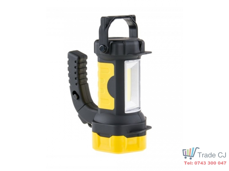 Lanterna LED pentru Camping si Drumetii, 2x LED SMD, 220 LM + 130 LM, Alimentare 3xAA, Portabila, pentru Pescuit, Urgente si Activitati Outdoor
