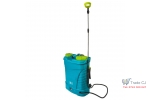 Pulverizator electric cu acumulator 16L, baterie 12V 8Ah, presiune 5.5 bari, lance inox, 3 duze, vermorel pentru gradina, vie si livada