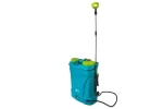 Pulverizator electric cu acumulator 16L, baterie 12V 8Ah, presiune 5.5 bari, lance inox, 3 duze, vermorel pentru gradina, vie si livada