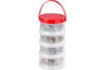 Set 150 piese holsuruburi si dibluri, in cutie transport plastic