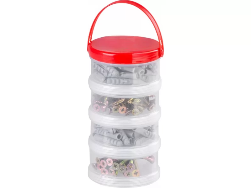 Set 150 piese holsuruburi si dibluri, in cutie transport plastic