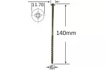 Set holsurub cap inecat 6x140, 50 bucati set