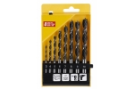 Set 8 bucati burghiu pentru lemn, 3 - 10 mm, in cutie plastic