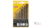 Set 10 bucati burghiu HSS pentru metal, 1 - 10mm, in cutie plastic