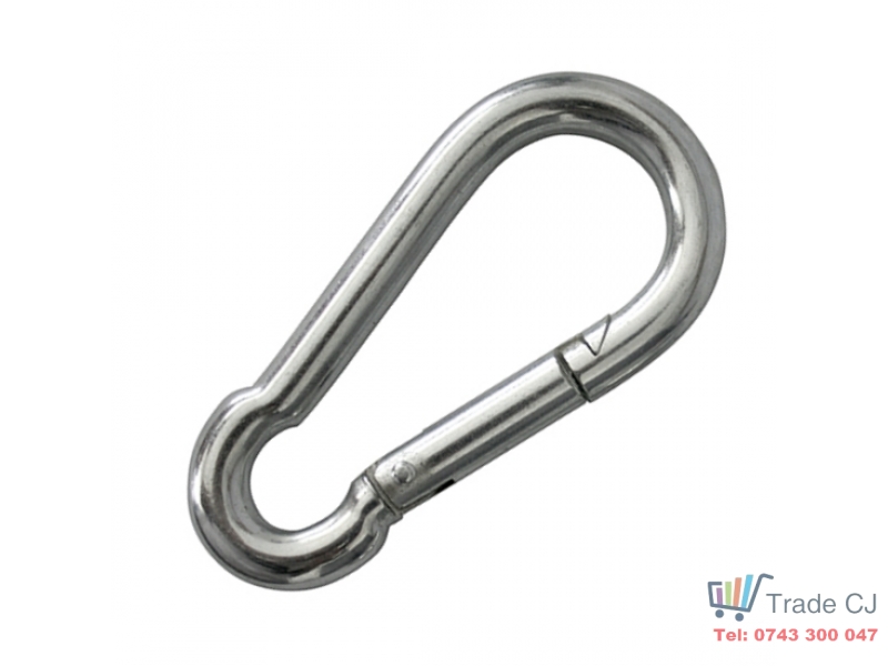 Carabina din otel DIN 5299 C, 100 mm