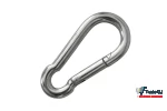 Carabina din otel DIN 5299 C, 90 mm