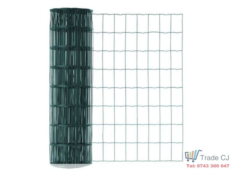 Plasa sarma sudata plastifiata Europlast h 1m, L 25m, Ochi 10cmx5cm diametru sarma 2,2mm