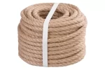 Funie rasucita din iuta pentru gradina si decor, 8 mm grosime, 20 m lungime