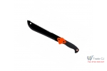 Maceta din otel cu fierastrau 49 cm, maner TPR, teaca protectie