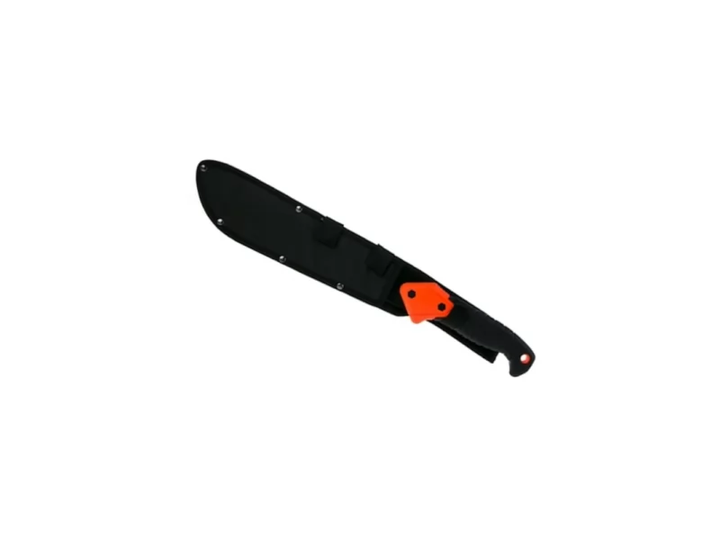 Maceta din otel cu fierastrau 49 cm, maner TPR, teaca protectie