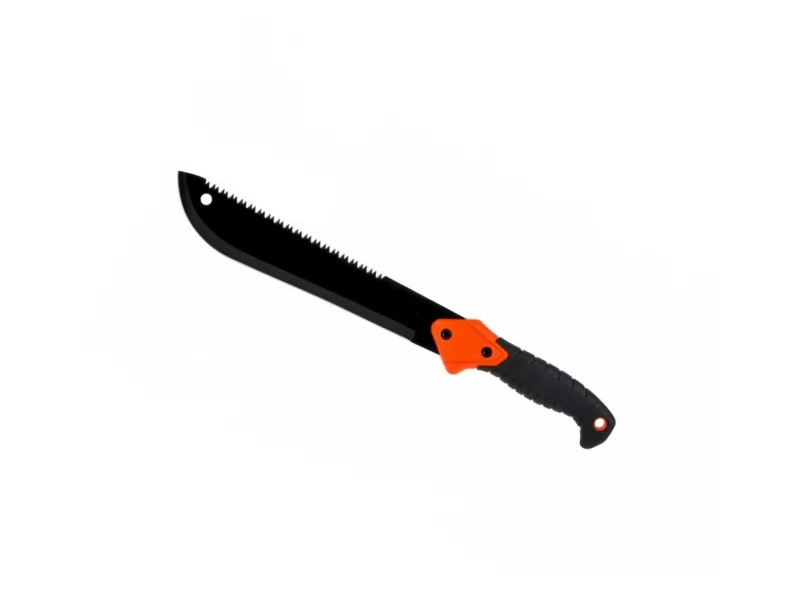 Maceta din otel cu fierastrau 49 cm, maner TPR, teaca protectie