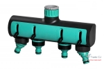 Adaptor robinet 3 4, cu 4 iesiri furtun, comutator on off