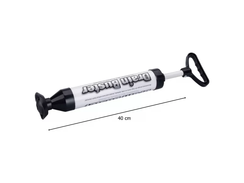 Pompa de desfundat tevi si scurgeri, lungime 40 cm, actionare manuala