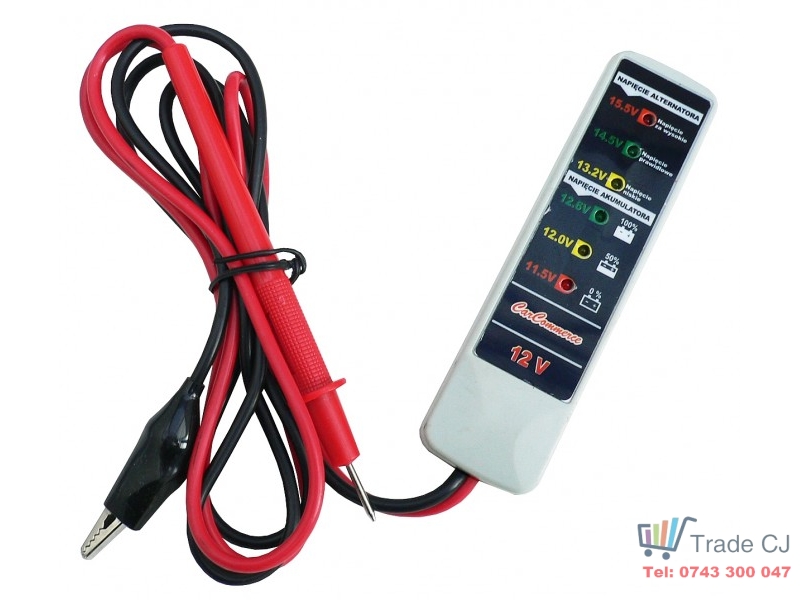 Lampa control pentru baterie 12V