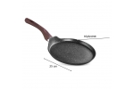Tigaie pentru clatite pancakes BML-25, triplustrat, antiaderenta, diametru 25 cm