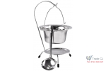 Set 3 piese din otel inoxidabil pentru servire ceaun, 800ml