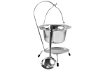 Set 3 piese din otel inoxidabil pentru servire ceaun, 800ml