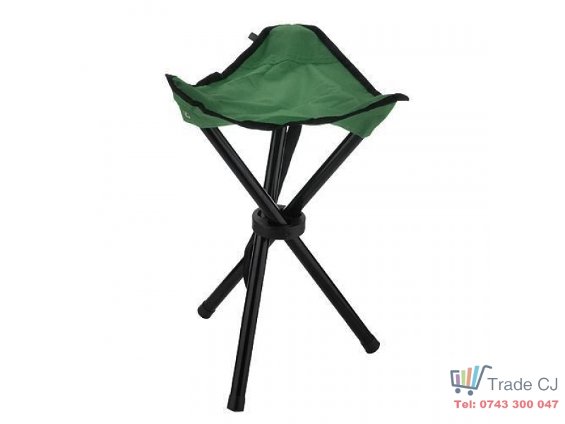 Scaun pliabil pentru pescuit sau camping verde 31x40 cm,amx 80 kg