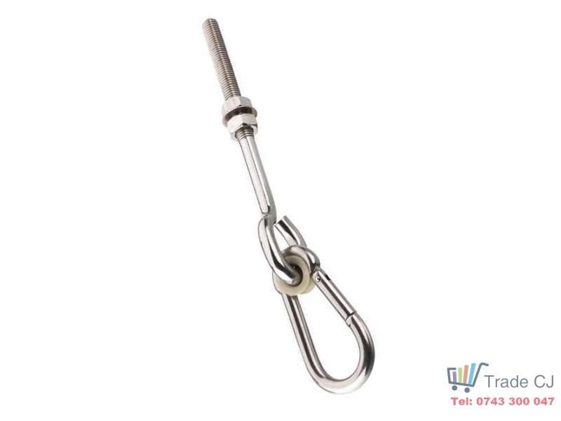 Carabina cu surub pentru prindere leagan si hamac, M10X160mm