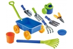 Set 9 jucarii pentru plaja si nisip, Strend Pro, carucior, unelte, stropitoare