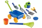Set 9 jucarii pentru plaja si nisip, Strend Pro, carucior, unelte, stropitoare