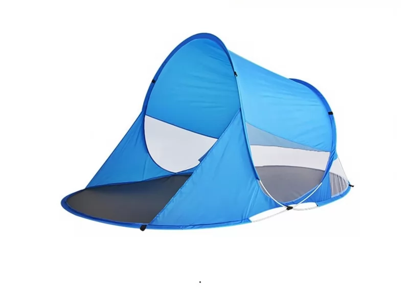 Cort de plaja si picnic SGTT Relax, din poliester si fibra.plasa laterala, rezistent UV si apa, 190x120x90 cm