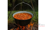 Ceaun emailat cu maner metal, pentru gulas si tocanite, capacitate 12l, 39.8x18 cm