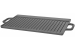 PLita reversibila grill dreptunghiulara din fonta Magic Home cu manere 51x24x1.5 cm