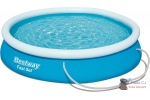 Piscina cu inel gonflabil Bestwayi ¾ FS, Triplex PVC, 366x76 cm, cu pompa filtrare inclusa