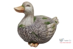 Decoratiune gradina Duck,ceramica,30.5 x 21.5 x 25cm