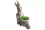 Ghiveci decorativ Bunny with trumpet,ceramica,34 x 19 x 49 cm
