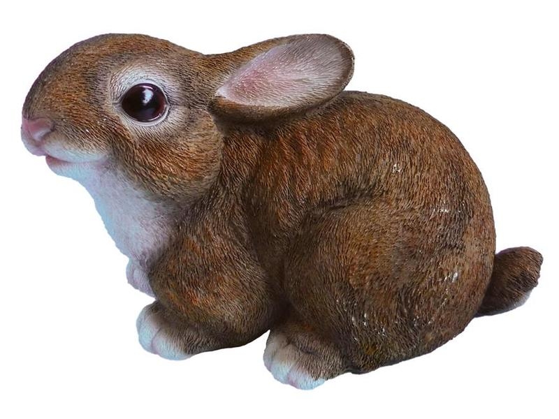 Decoratiune pentru gradina Rabbit,rasina sintetica,18,5 x 15,5 x 26cm