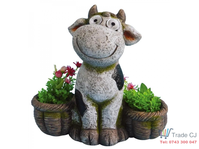 Ghiveci decorativ Pretty Cow,ceramica,41.5 x 21 x 39 cm