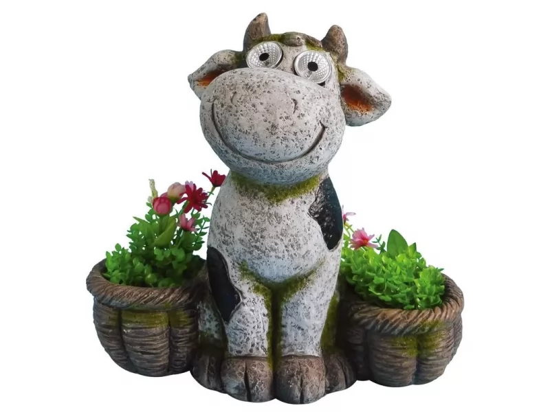 Ghiveci decorativ Pretty Cow,ceramica,41.5 x 21 x 39 cm