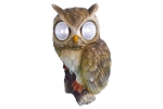 Decoratiune gradina Owl with eyes,rasina sintetica,15 x 14 x 22 cm,Led